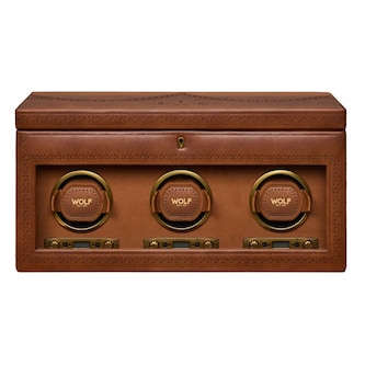 WOLF Brogue Triple Winder With Storage