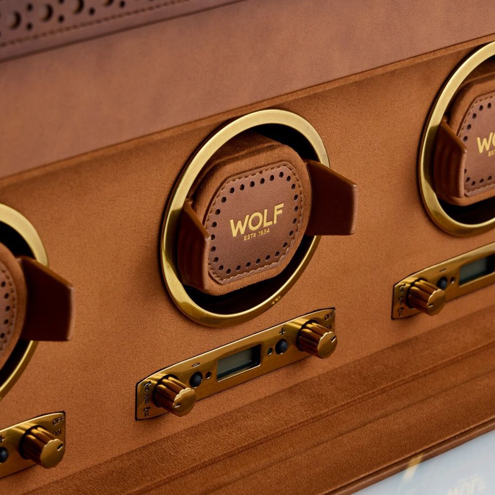 WOLF Brogue Triple Winder With Storage