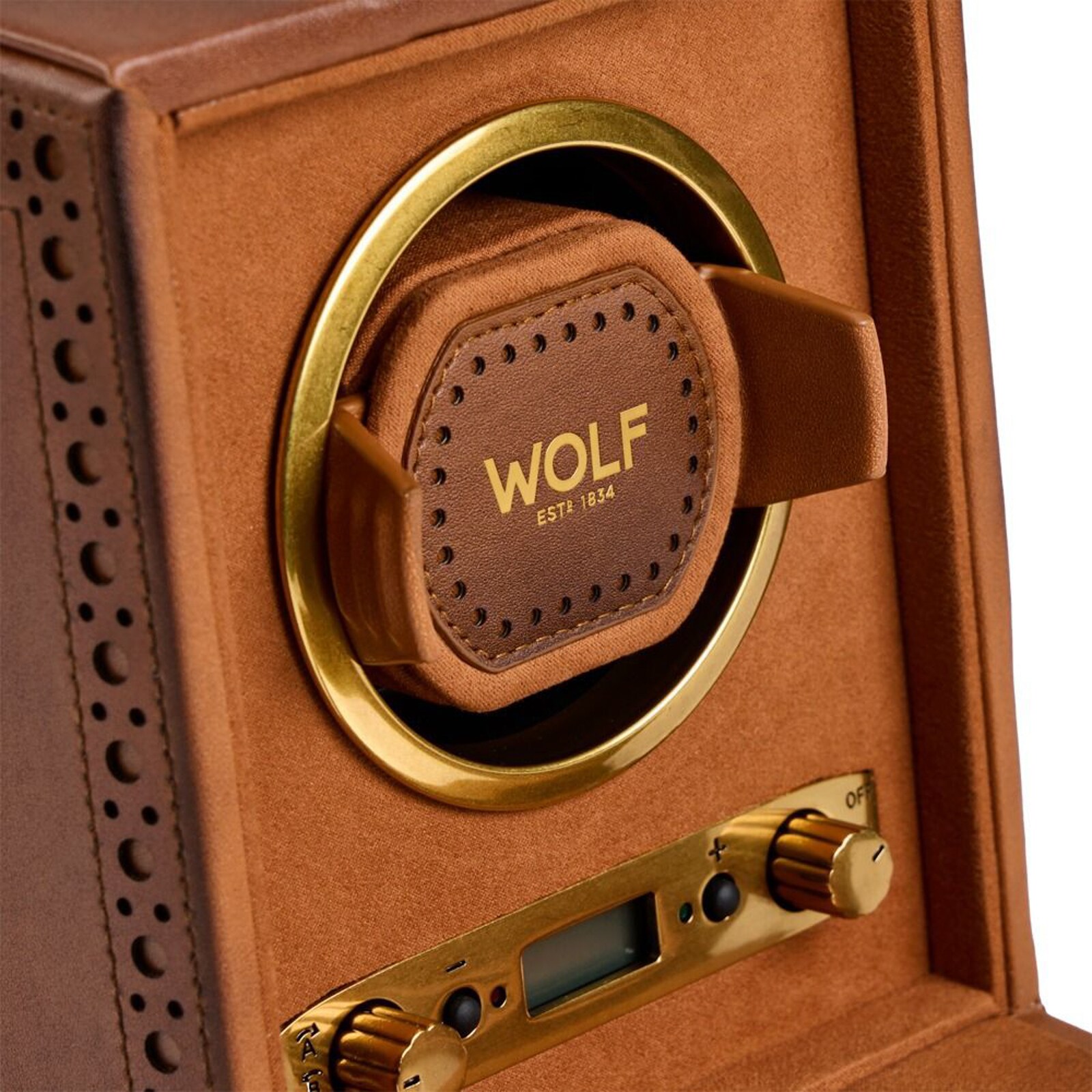 WOLF Brogue Single Watch Winder
