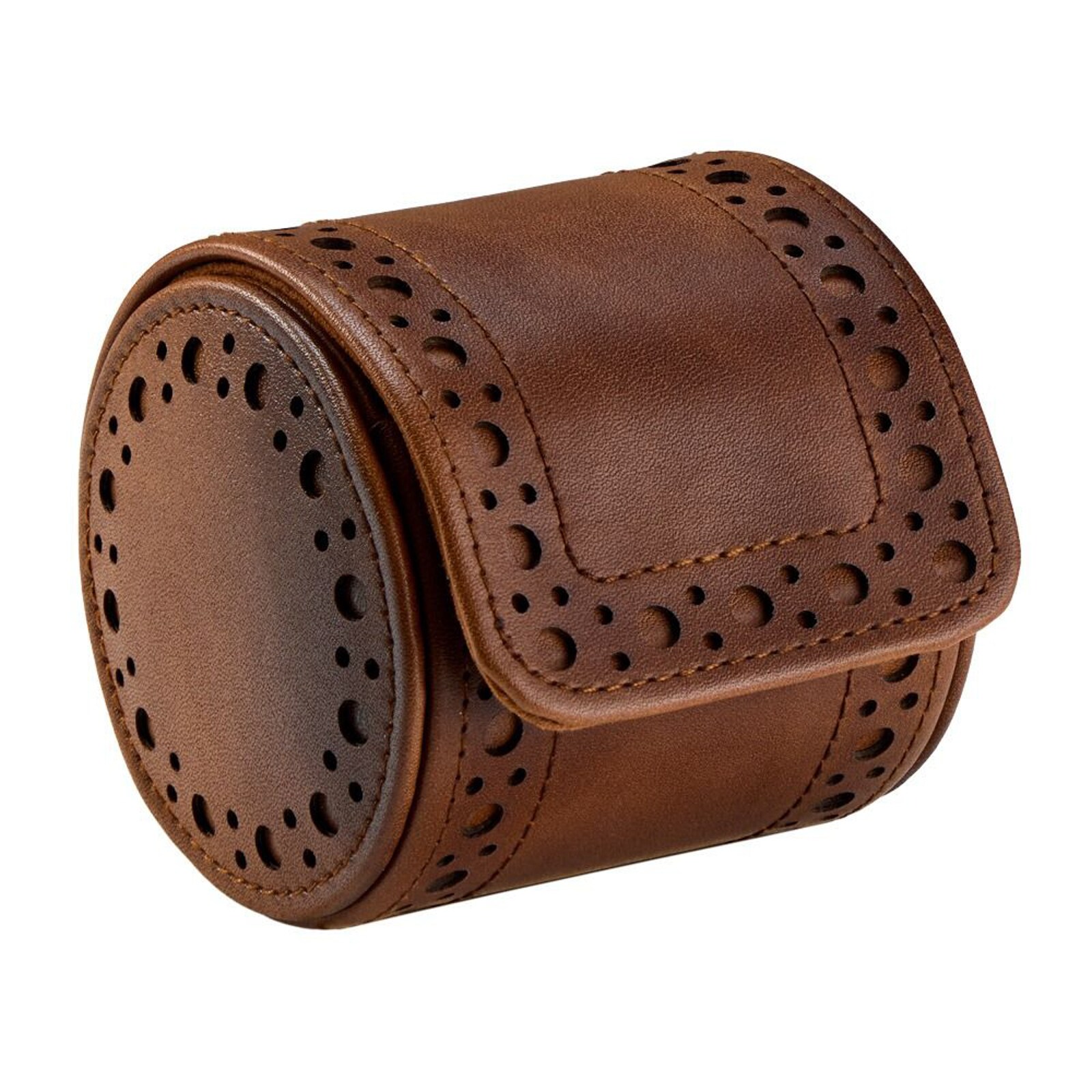 WOLF Brogue Single Watch Roll