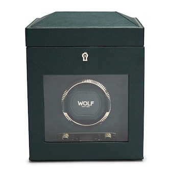 WOLF British Racing Single Watch Winder with Storage WOLF British Racing Single Watch Winder with Storage