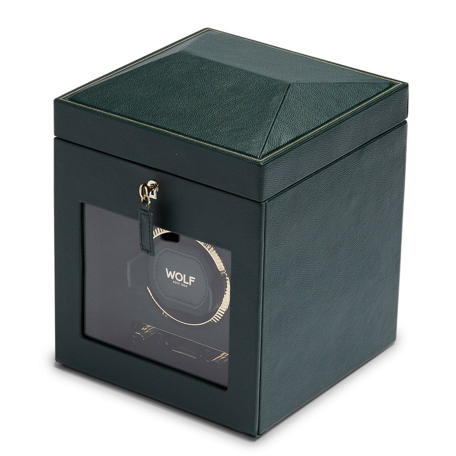 WOLF British Racing Single Watch Winder with Storage WOLF British Racing Single Watch Winder with Storage