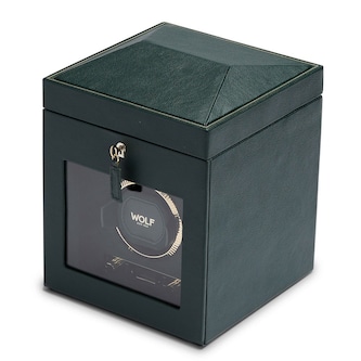 WOLF British Racing Single Watch Winder with Storage WOLF British Racing Single Watch Winder with Storage