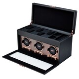 WOLF Axis Triple Watch Winder With Storage