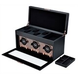 WOLF Axis Triple Watch Winder With Storage