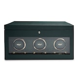 WOLF British Racing Triple Watch Winder with Storage