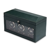 WOLF British Racing Triple Watch Winder with Storage