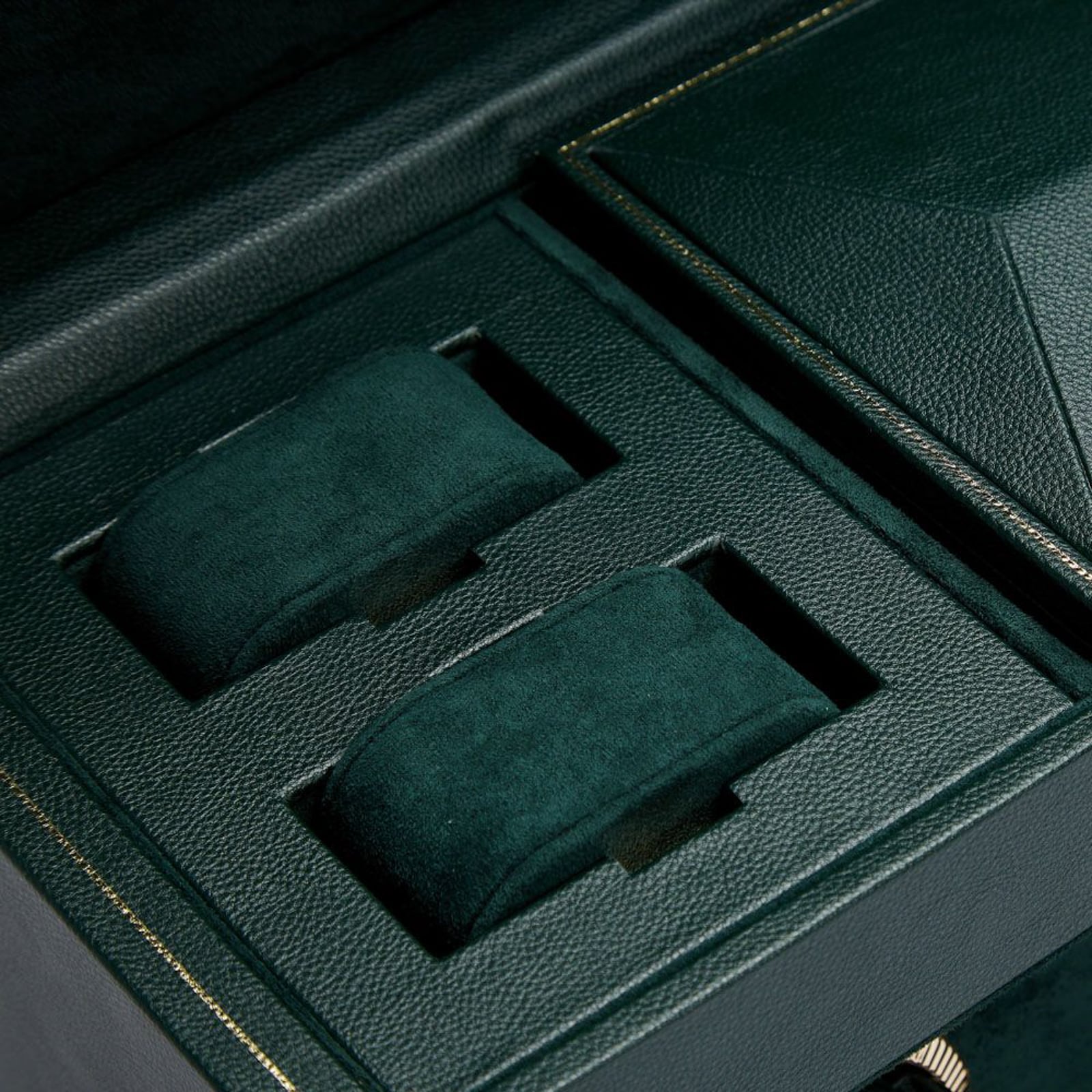 WOLF British Racing Triple Watch Winder with Storage WOLF British Racing Triple Watch Winder with Storage