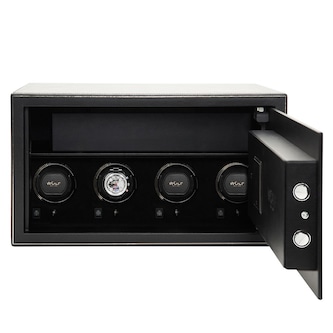 WOLF The Den 4 Piece Watch Winder Safe
