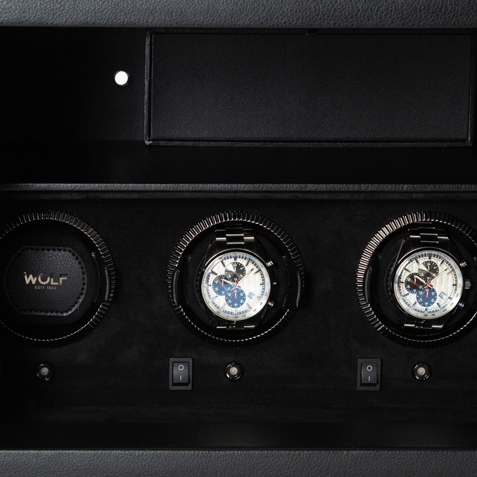 WOLF The Den 4 Piece Watch Winder Safe WOLF The Den 4 Piece Watch Winder Safe