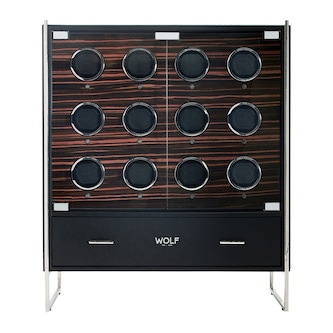 WOLF Roadster 12 Piece Watch Winder Cabinet WOLF Roadster 12 Piece Watch Winder Cabinet