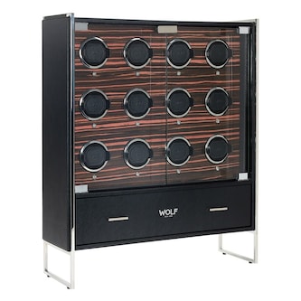 WOLF Roadster 12 Piece Watch Winder Cabinet WOLF Roadster 12 Piece Watch Winder Cabinet