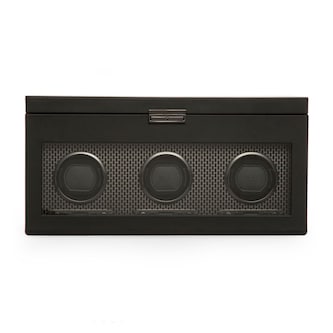 WOLF Axis Triple Watch Winder With Storage WOLF Axis Triple Watch Winder With Storage