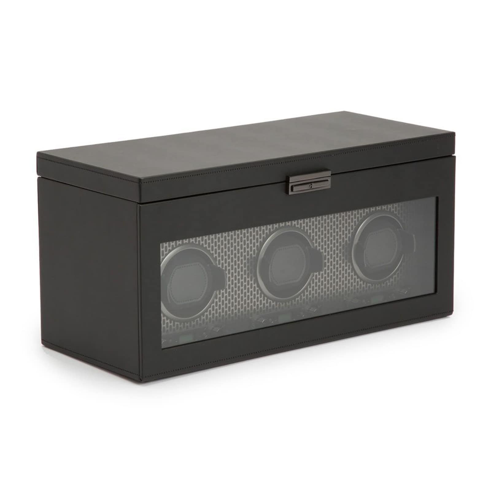 WOLF Axis Triple Watch Winder With Storage WOLF Axis Triple Watch Winder With Storage