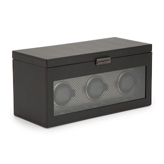 WOLF Axis Triple Watch Winder With Storage WOLF Axis Triple Watch Winder With Storage