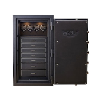 WOLF Athos 4 Piece Watch Winder and Jewellery Safe WOLF Athos 4 Piece Watch Winder and Jewellery Safe