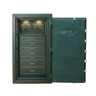 WOLF Athos 4 Piece Watch Winder and Jewellery Safe WOLF Athos 4 Piece Watch Winder and Jewellery Safe
