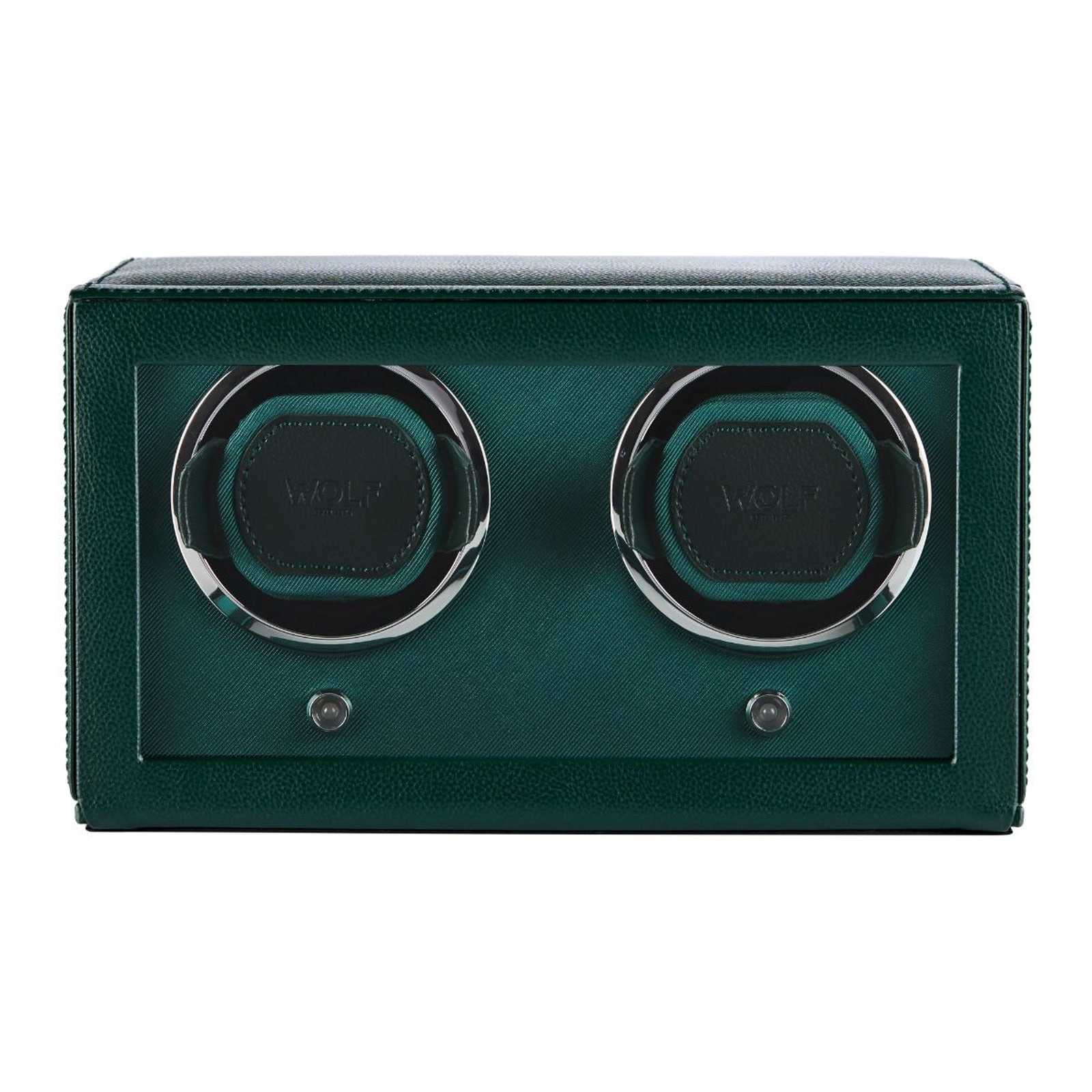 WOLF Cub Double Watch Winder with Cover WOLF Cub Double Watch Winder with Cover
