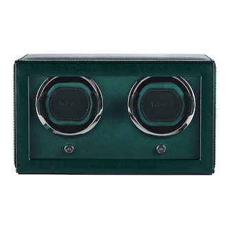 WOLF Cub Double Watch Winder with Cover WOLF Cub Double Watch Winder with Cover