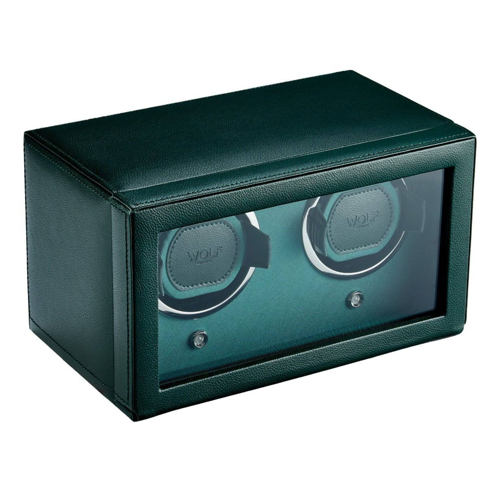 WOLF Cub Double Watch Winder with Cover WOLF Cub Double Watch Winder with Cover
