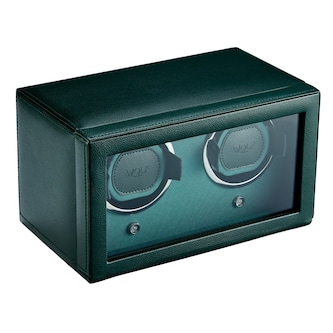 WOLF Cub Double Watch Winder with Cover WOLF Cub Double Watch Winder with Cover