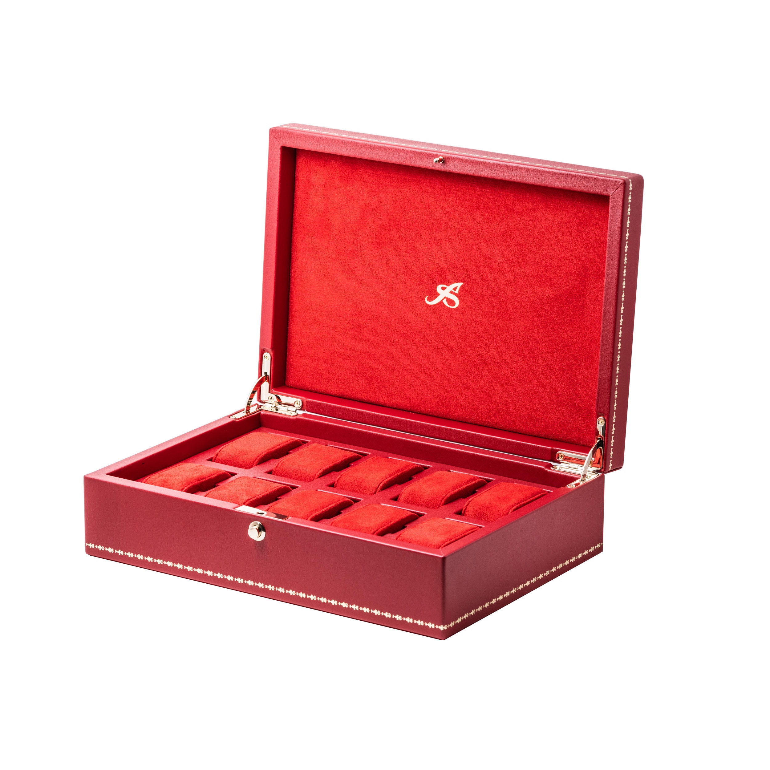 Red best sale watch box