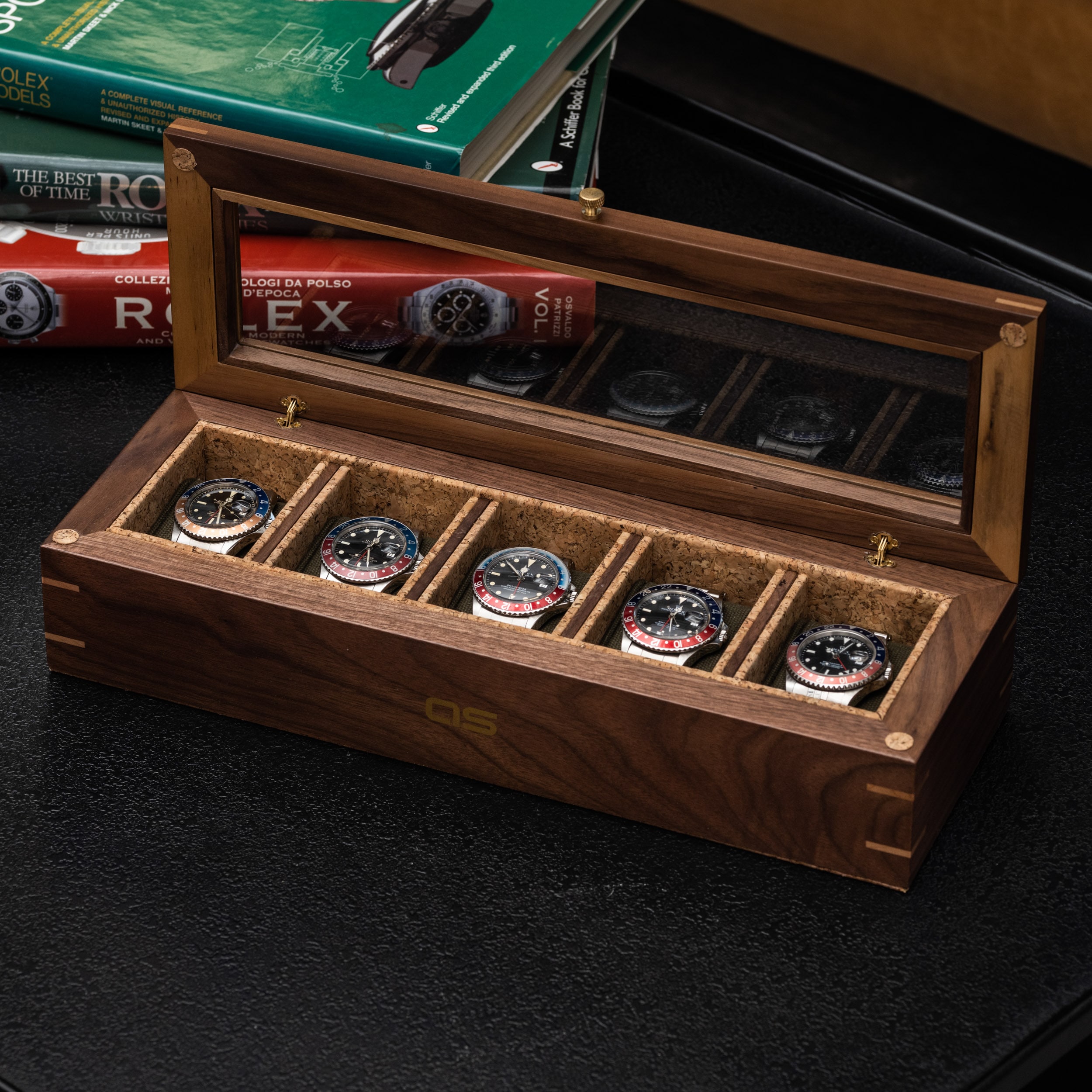 Wolf 5 discount piece watch box