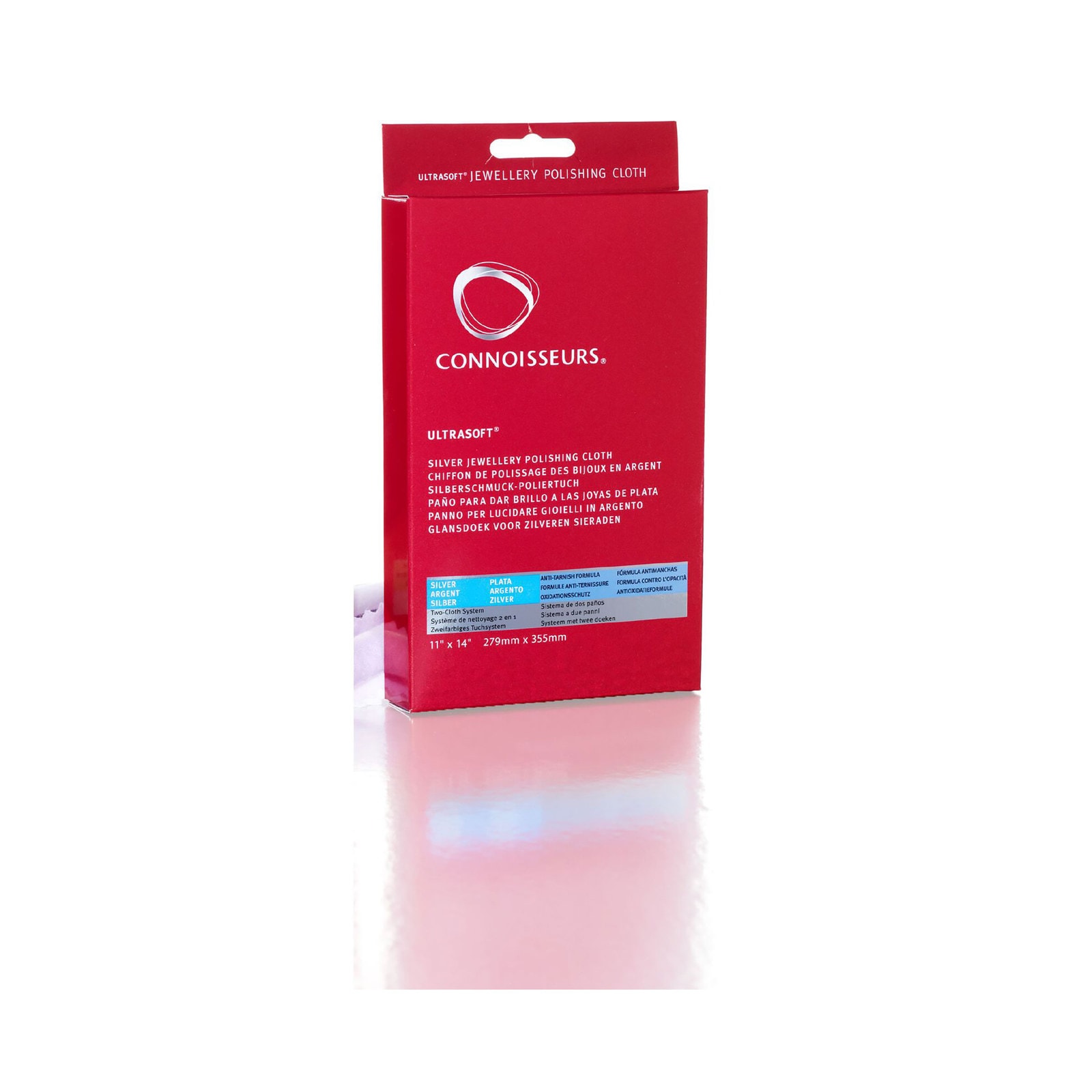 Connoisseurs Ultra Soft Silver Jewellery Polishing Cloth