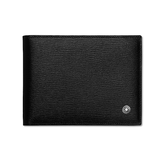 Montblanc Westside Black Leather 6CC Wallet