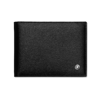 Montblanc Westside Black Leather 6CC Wallet