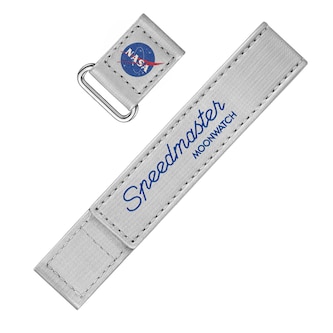 Omega 2-Piece Grey Speedmaster Moonwatch VELCRO Strap Omega 2-Piece Grey Speedmaster Moonwatch VELCRO Strap