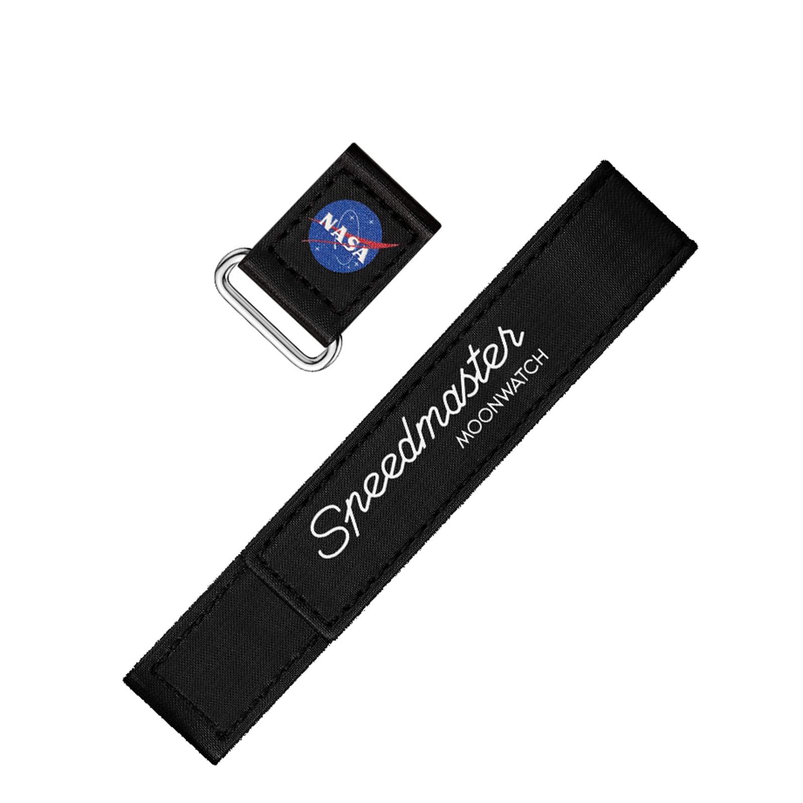 Omega 2-Piece Black Speedmaster MoonWatch VELCRO Strap Omega 2-Piece Black Speedmaster MoonWatch VELCRO Strap