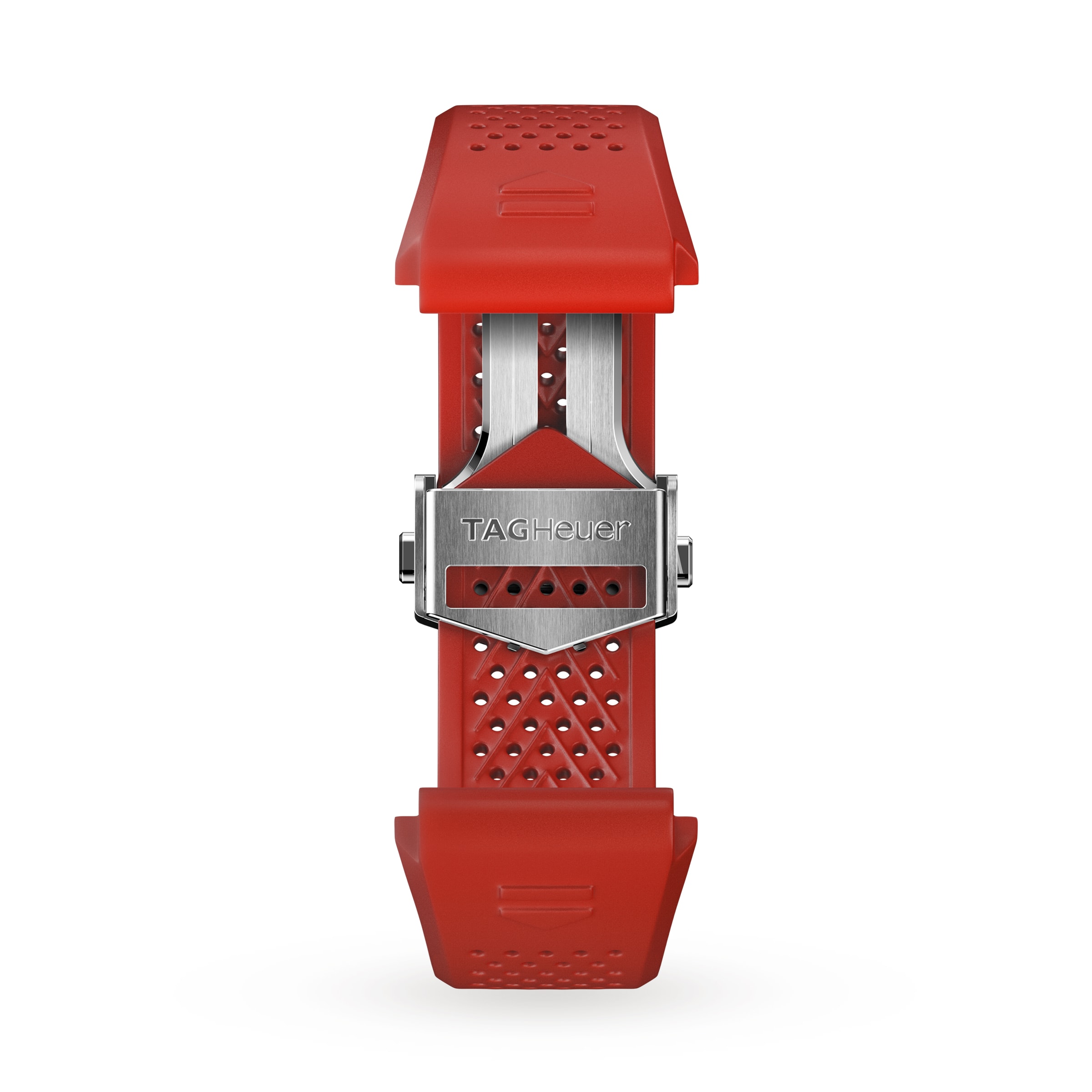 Connected Red Rubber Strap