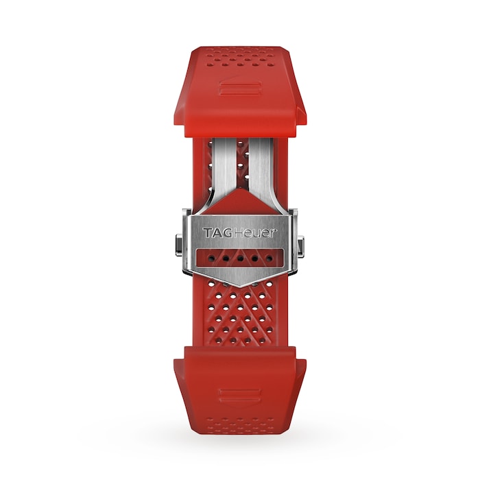 TAG Heuer Connected Red Rubber Strap