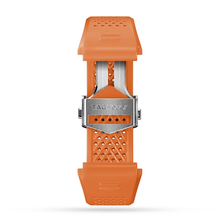 TAG Heuer Connected 45mm  Orange Rubber Strap
