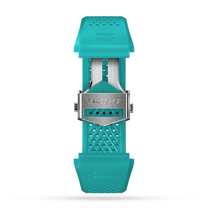 TAG Heuer Connected  45mm Turquoise Rubber Strap