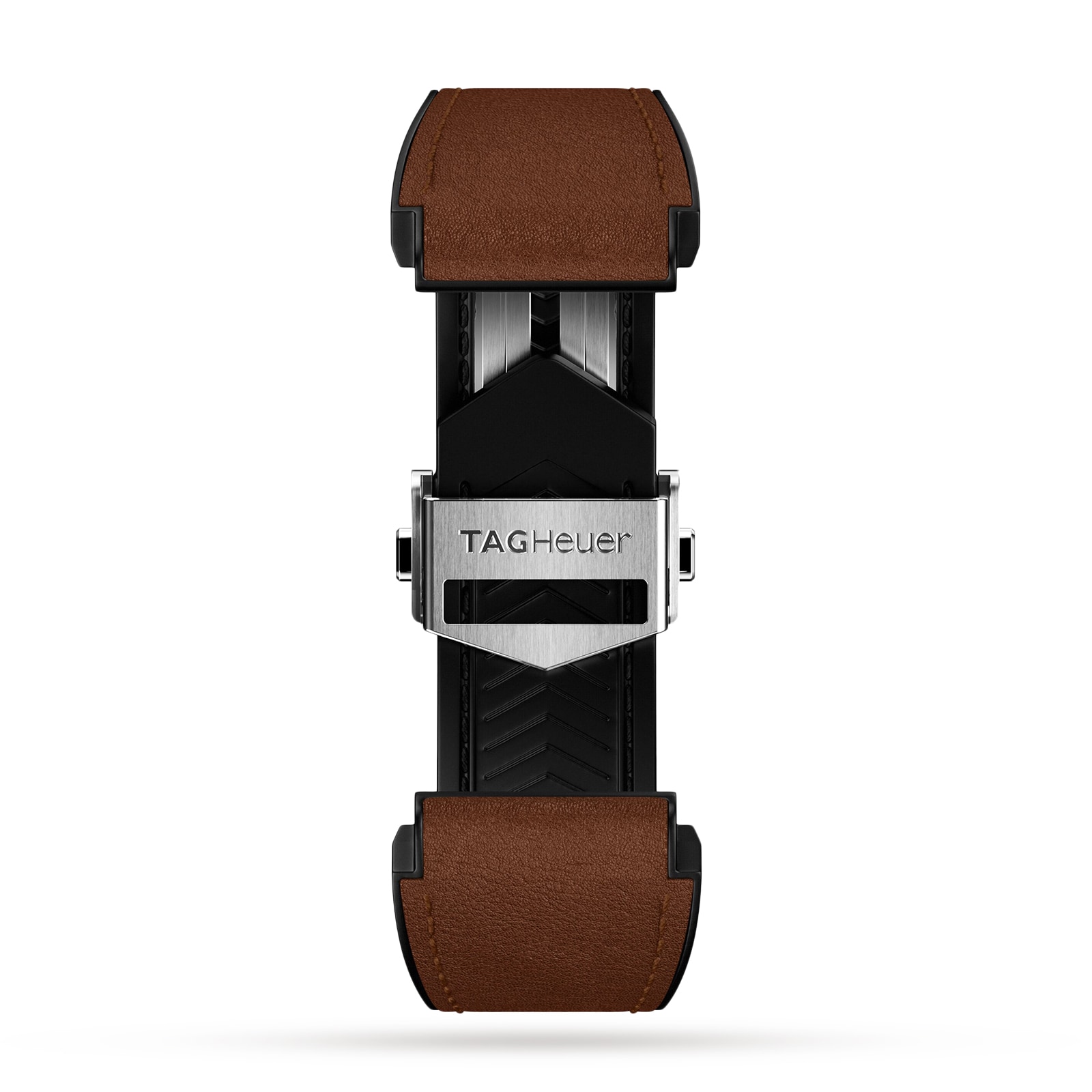 Connected 45mm Brown Leather Strap