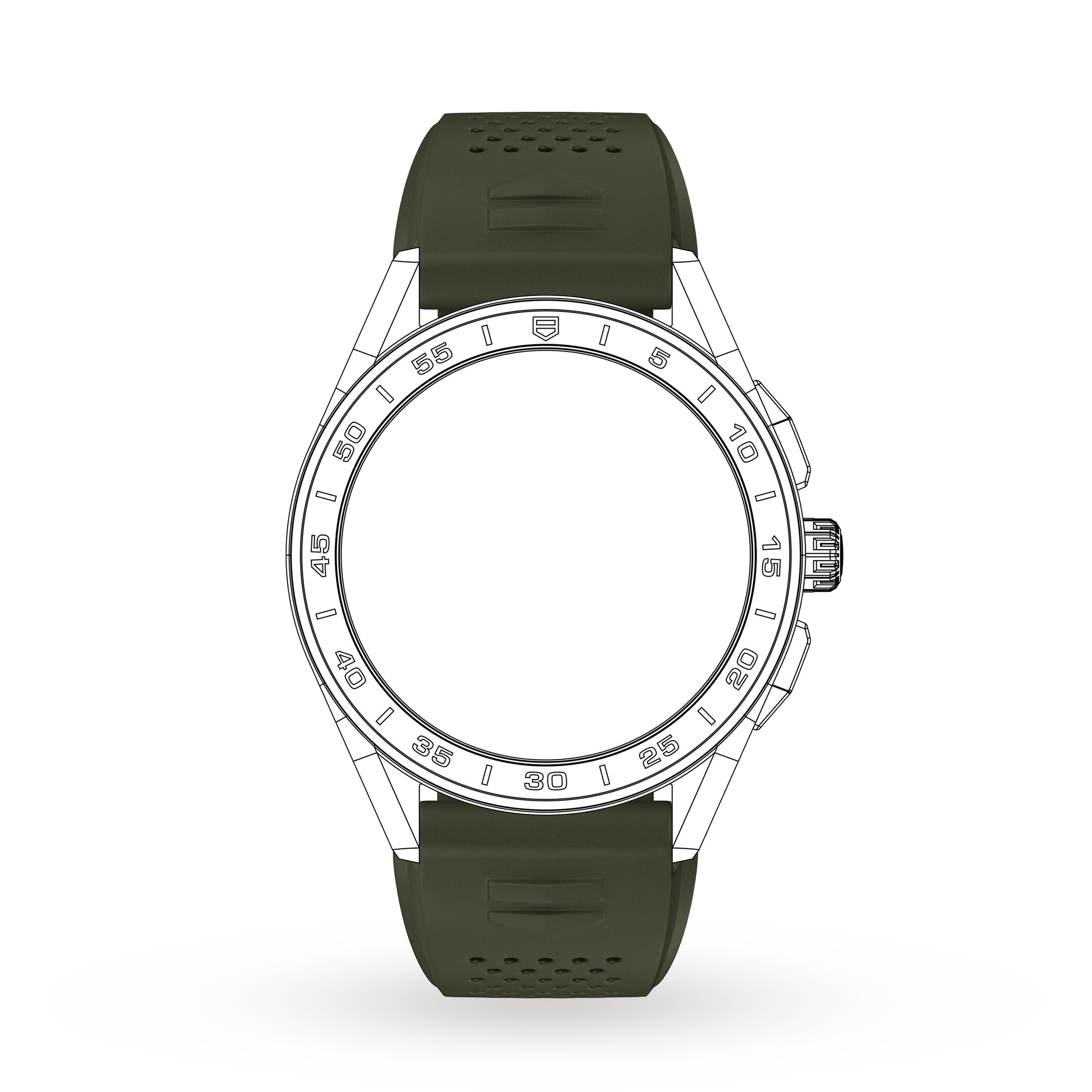 TAG Heuer Connected Khaki Rubber Band
