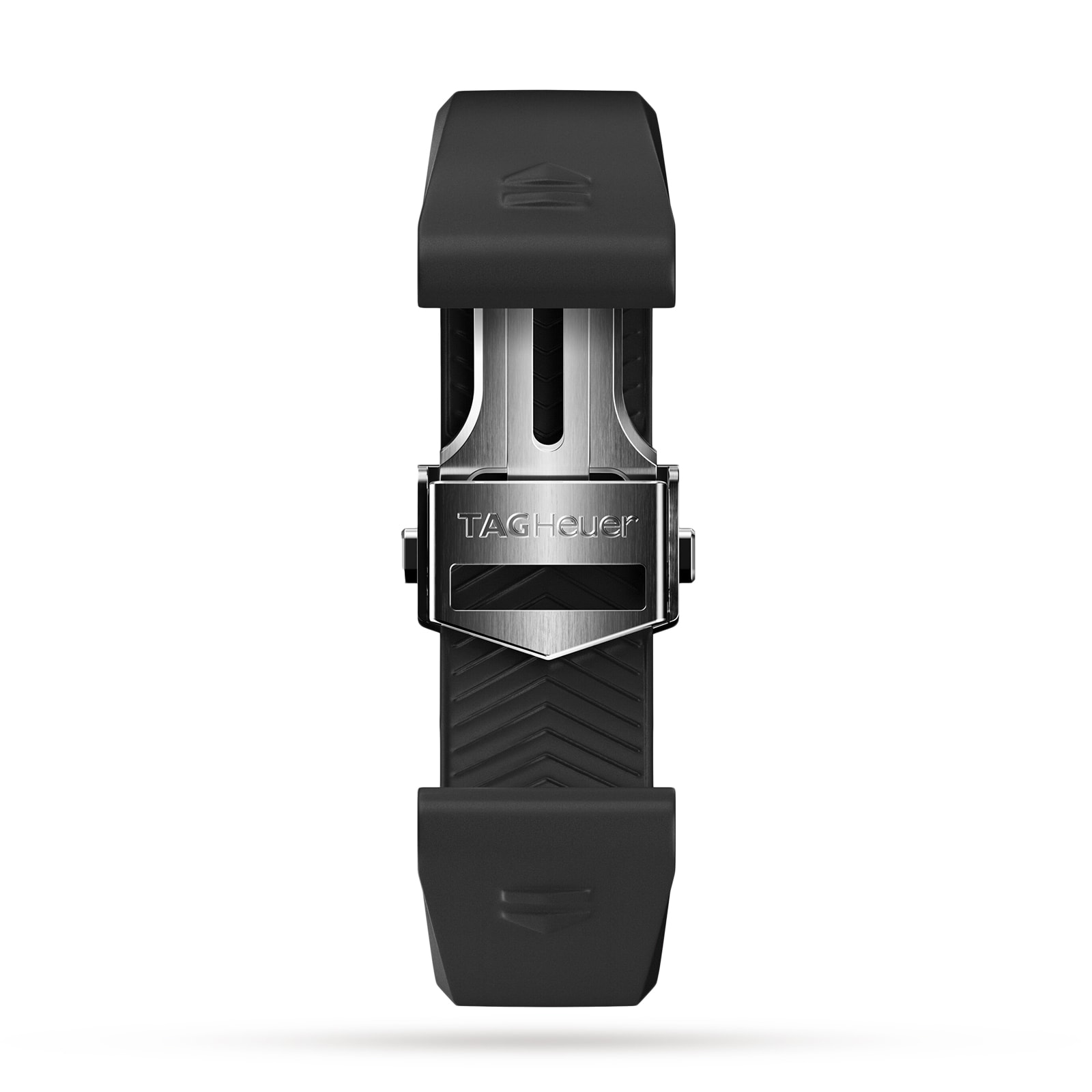 Connected 42mm Black Rubber Strap