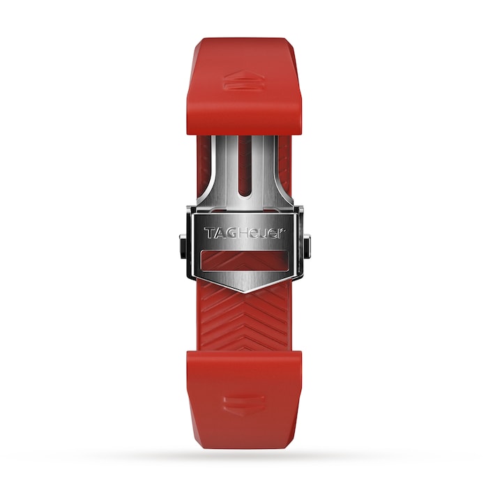 TAG Heuer Connected 42mm Red Rubber Strap