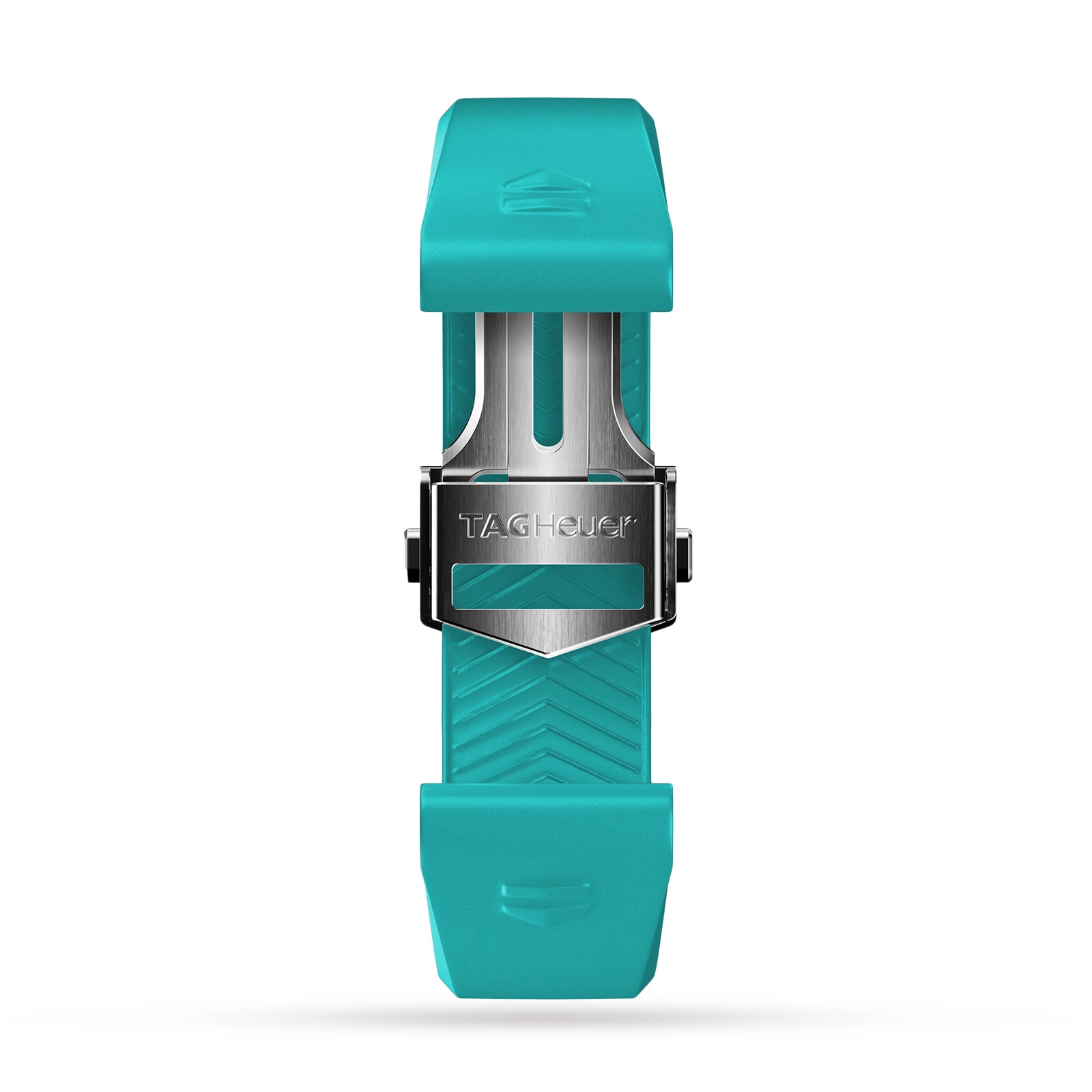 Connected 42mm Turquoise Rubber Strap