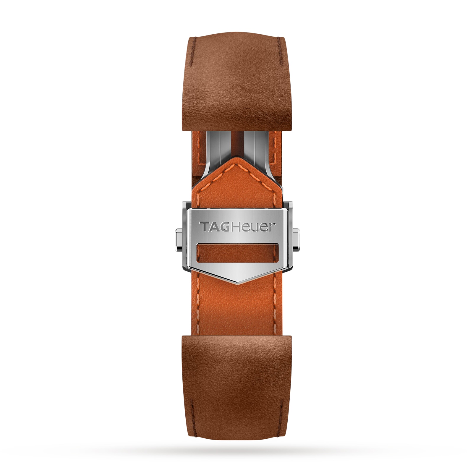 Connected 42mm Brown Leather Strap