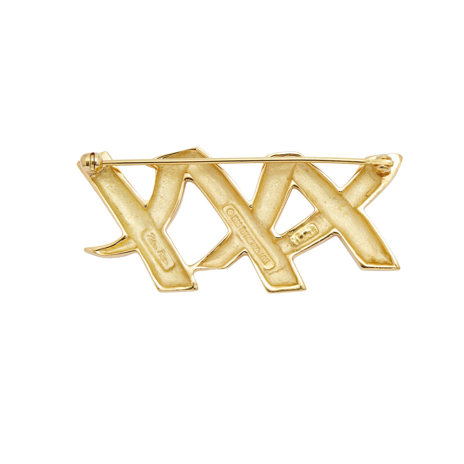 Vintage And Estate Jewelry 18k Yellow Gold Tiffany&Co XXX 47mm Pin