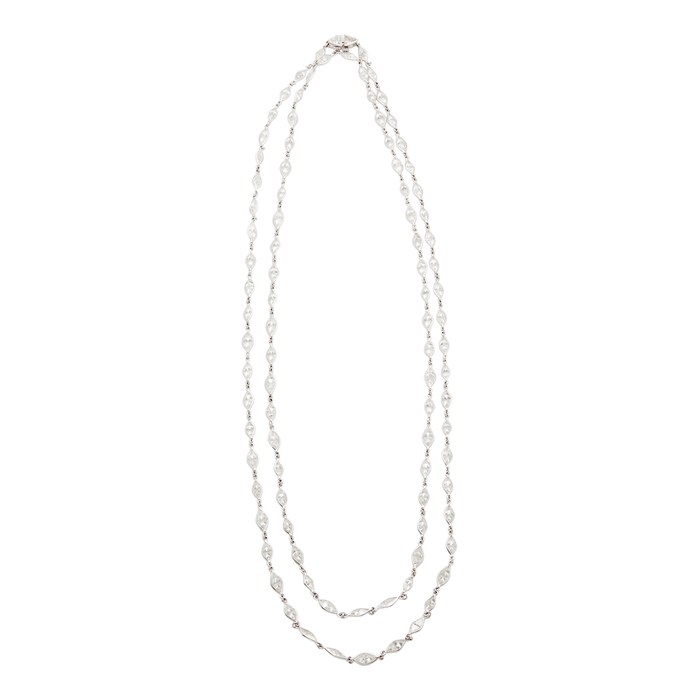 Betteridge Estate Platinum 42.63cttw Diamond Necklace