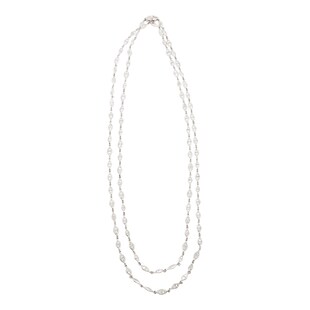 Vintage And Estate Jewelry Platinum 42.63cttw Diamond Necklace