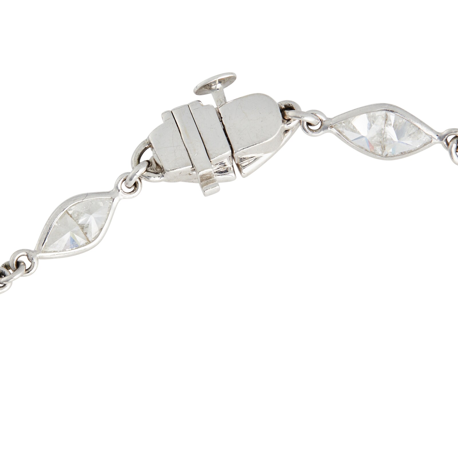 Vintage And Estate Jewelry Platinum 42.63cttw Diamond Necklace