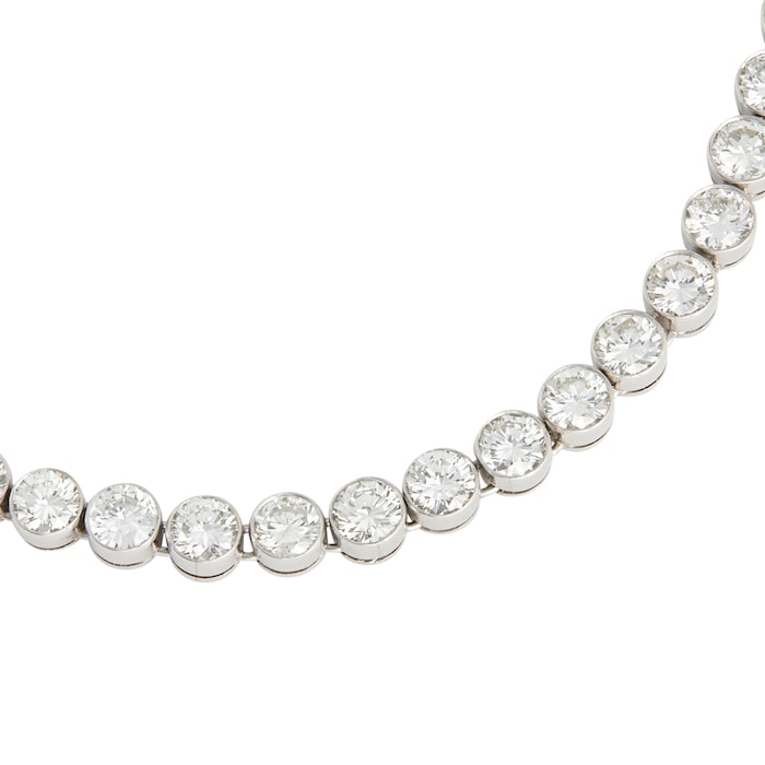 Betteridge Estate Platinum 25.30cttw Diamond Necklace