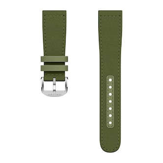 Gallet Green Fabric Strap - Standard Length 16cm-19cm