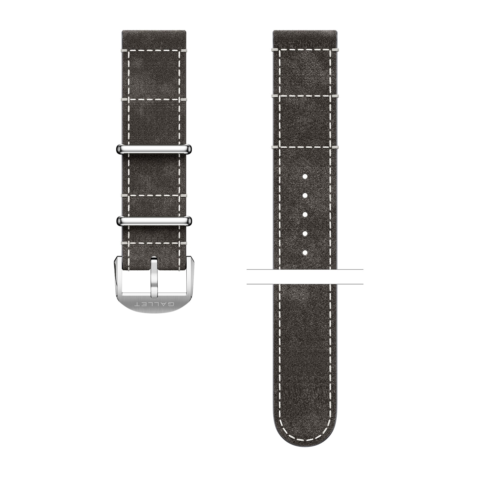 Gallet Grey Field Strap - Standard Length 16cm-19cm