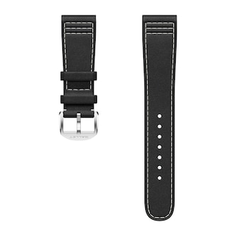 Gallet Black Leather Strap - Standard Length 16cm-19cm